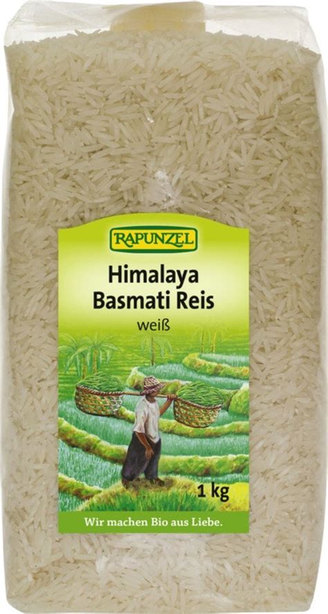 Rapunzel Basmati Reis Wei Er Pack X Kg Bio Amazon De