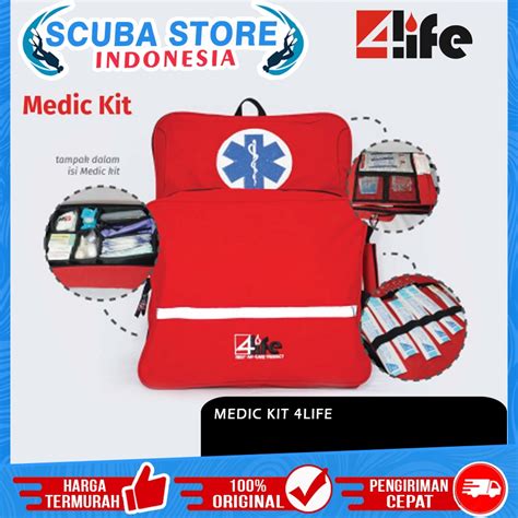 Jual Tas P3k Medical 4life Medic Kit Emergency Kit Alat Peralatan