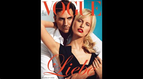 Photo En Juin 2011 Le Vogue Allemand Propose Trois Couvertures Avec