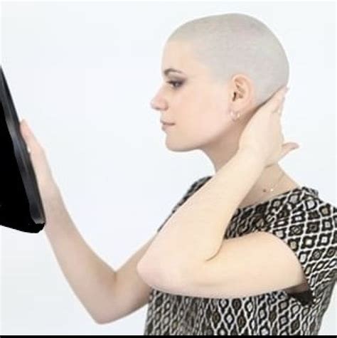 Pin By David Connelly On Bald Women Touching Their Heads 2 Down