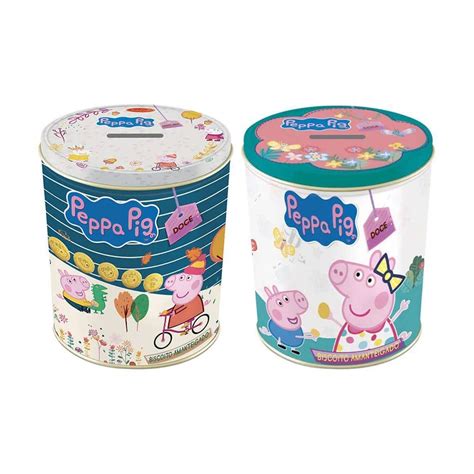 Biscoito Mini Cookies Peppa Pig Latas Sabor Leite