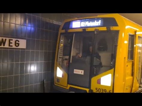 Berliner U Bahn U H Am Westphalweg Mit Hupe Richtung Alt