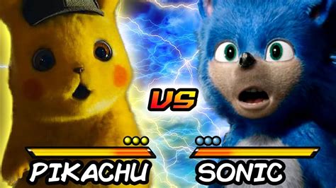 Sonic The Hedgehog Vs Pokemon Detective Pikachu Youtube