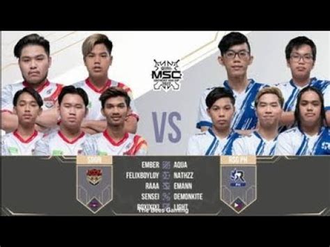 RSG PH Vs SEE YOU SOON Game 1 MSC Group Stage Day 1 MLBB Southeast