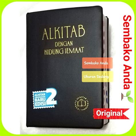 Jual Alkitab Kristen Dengan Kidung Jemaat Ukuran Sedang Terjemahan