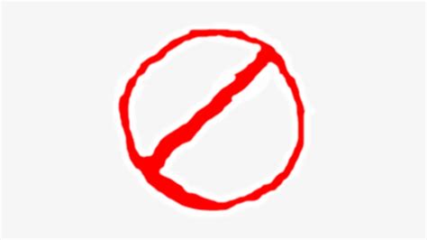 Transparent Cross Out Symbol Download - Red Cross Out Sign Transparent ...