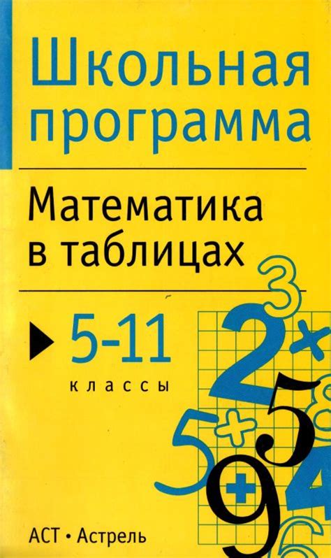 Математика в таблицах. 5-11 классы. Справочные материалы [Коллектив ...