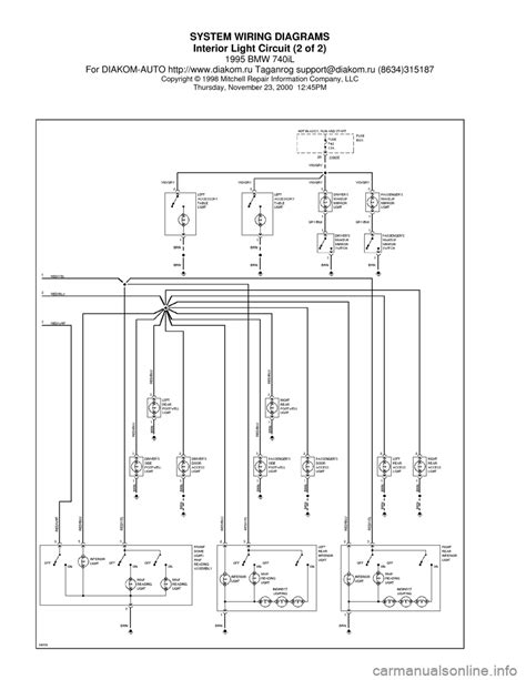 Bmw Il E System Wiring Diagrams Pages