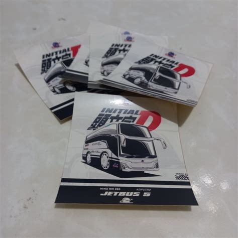 Jual 5 Pcs Sticker Bus Stiker Bis Tunggal Jaya Kids Panda Jetbus 5