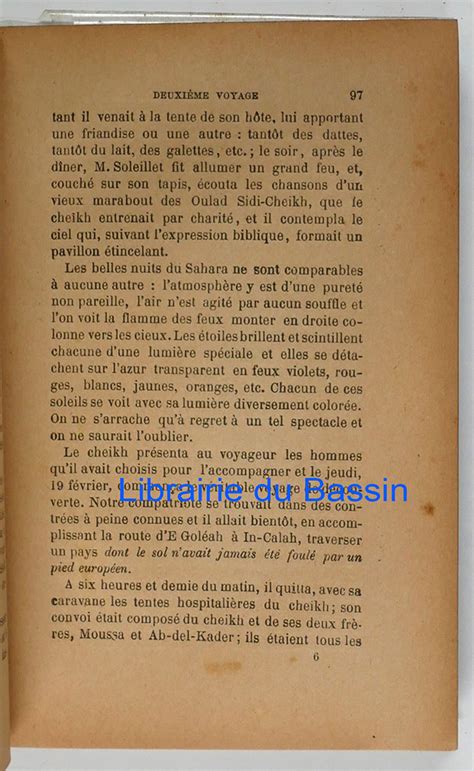 Les Voyages Et D Couverte De Paul Soleillet Dans Le Sahara Et Dans Le