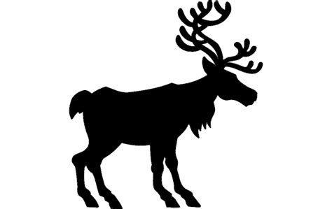 Deer Silhouette Vector dxf File - Cnc File CNC Free Vectors