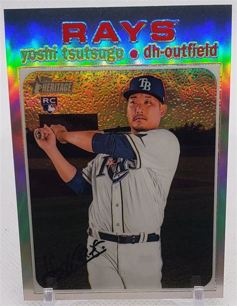 Topps Heritage High Number Yoshi Tsutsugo Thc Chrome