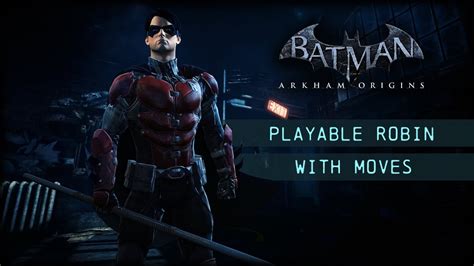 MESH Batman Arkham Origins Playable Robin With Moves YouTube