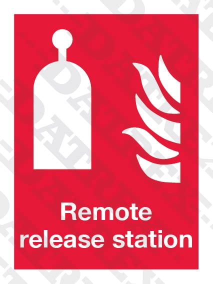 Imo Lifesaving Signs Remote Release Station Vertical Format Datrex