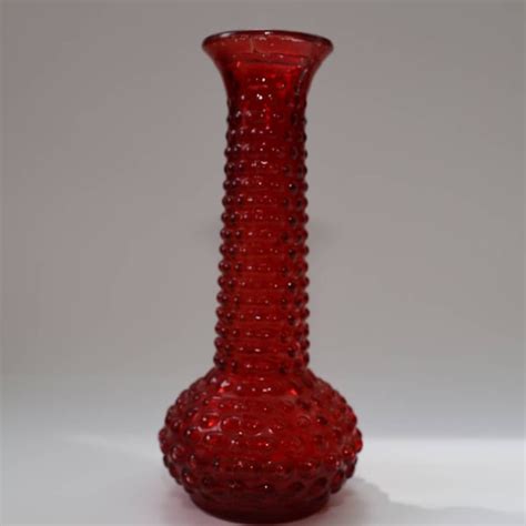 Ruby Red Vase Etsy