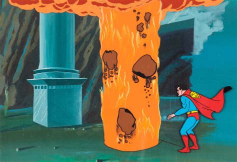 Dig These 13 Groovy FILMATION SUPERMAN Original Animation Cels 13th