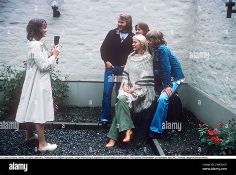 Abba Anni Frid Lyngstad Benny Andersson Agnetha F Ltskog And Bj Rn