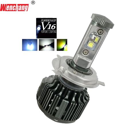 WENCHANG V16 Turbo LED H4 H7 Canbus Headlight Turbo Decoder LED