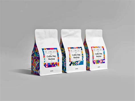 Coffee Bag Mockup PSD Template