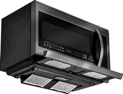 LG - 2.2 Cu. Ft. ExtendaVent 2.0 Over-the-Range Microwave with Sensor ...