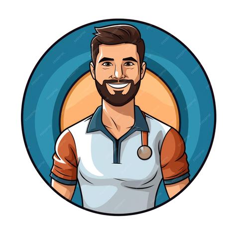 Premium Photo Chiropractor Isolated Cartoon Character