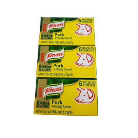 Knorr Pork Bouillon Cubes Pack Of 3 Pack Of 3 Qfc