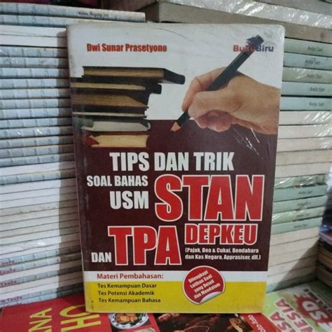 Jual Tips Dan Trik Soal Bahas USM STAN Dan TPA DEPKEU V60 Shopee