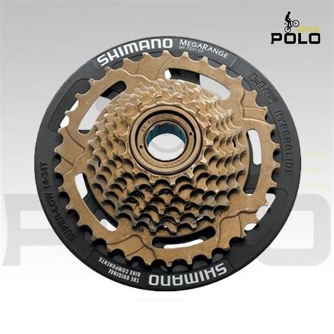 PACHA MF TZ500 7 14 34T 3 7VEL ROSCA MEGARANGE Polo Bike