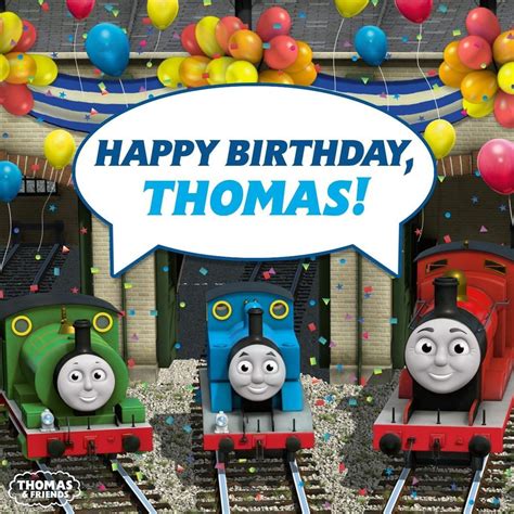 HAPPY BIRTHDAY, THOMAS! | Thomas and friends, Thomas and his friends ...