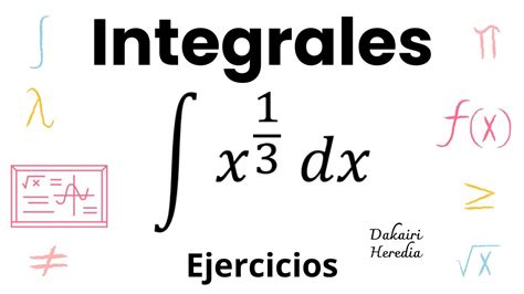 Integrales Ejercicio 4 Cálculo Integral Integral de x elevado a