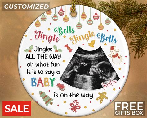 Baby Ultrasound Ornament Personalized Ultrasound Baby - Etsy