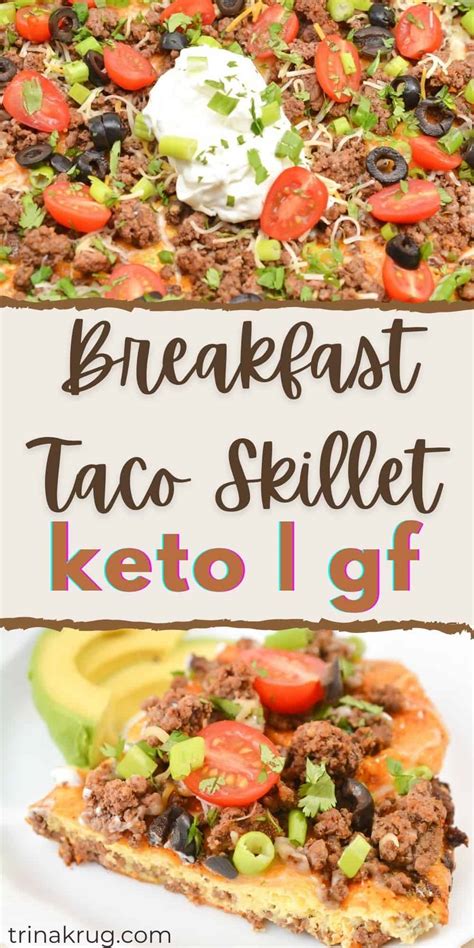 Keto Taco Skillet For Breakfast Trina Krug