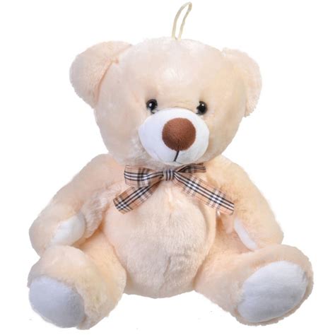 Jucarie De Plus S Toys Ursulet Cu Fundita Bej 30 Cm