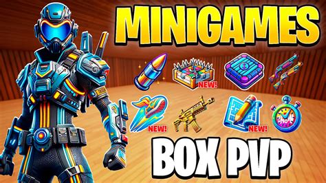 MINIGAMES BOX PVP 3177 6985 5449 By Darix Fortnite Creative Map