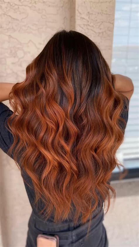 Copper Red Balayage Artofit