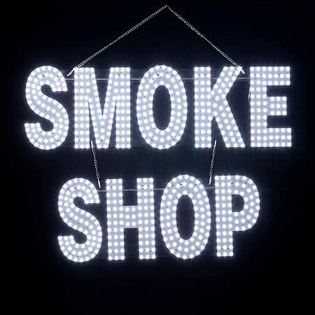 Amazon 30 X20 Large LED Smoke Shop Signs For Smoke Shops Super