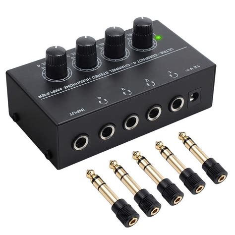 Headphone Amplifier 4 Channels Metal Stereo Audio Amplifier - Nepal ...