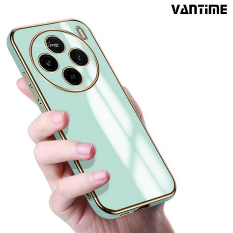 Vantime For Vivo X G Luxury D Plating Soft Silicone Square Frame