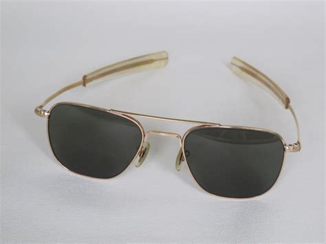 Old Son Vtg Ao American Optical Aviator Sunglasses 12kgf