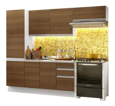 Mueble de cocina Madesa Mdf Acordes Xa260002 color blanco y rústico