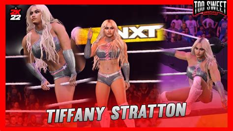 WWE 2K22 Tiffany Stratton 2023 Entrance Top Moves Signatures