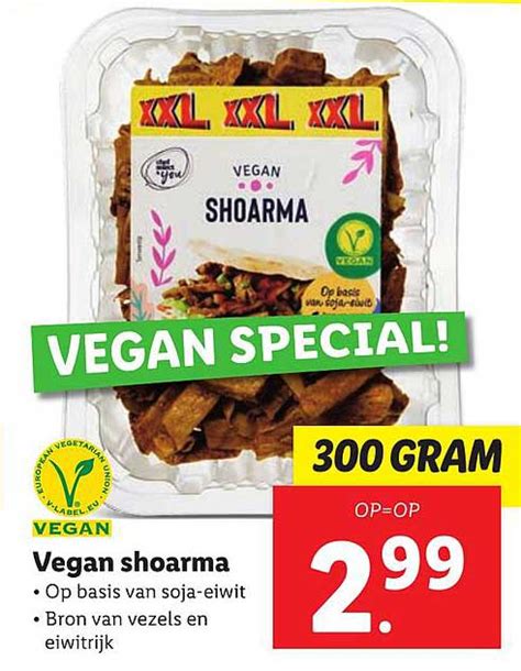 Vegan Shoarma Aanbieding Bij Lidl Folders Nl