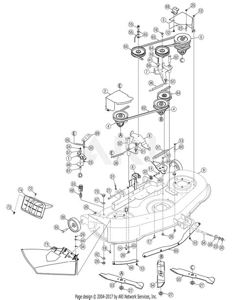 Yard Machine 46 Inch Deck Diagram Mtd Decks By Crigby Lawn M