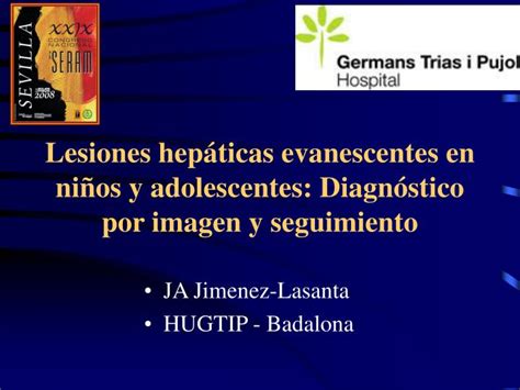 Ppt Lesiones Hep Ticas Evanescentes En Ni Os Y Adolescentes