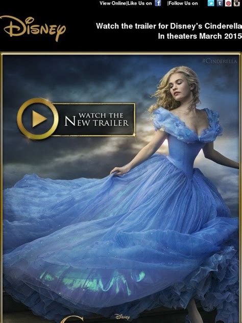 Disney Store Watch The New Trailer For Disney S Live Action Cinderella