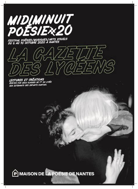 Gazette 2020 Maison de la Poésie de Nantes