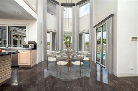 Waterfront Estate In Windmill Ranch Weston With Open Concept Design