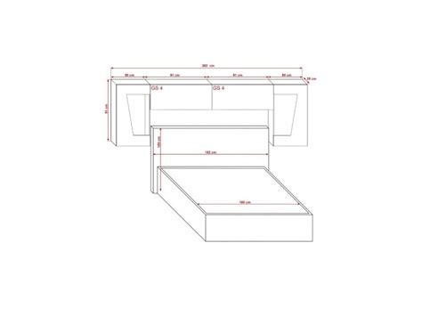 T Te De Lit Armoire Panama Hg W A Blanc Blanc Brillant X X Cm