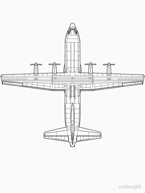 C130 Line Drawing