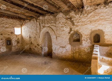 DAKHLA EGYPT FEBRUARY 8 2019 Interior Of Nasr El Din Mosque In Al